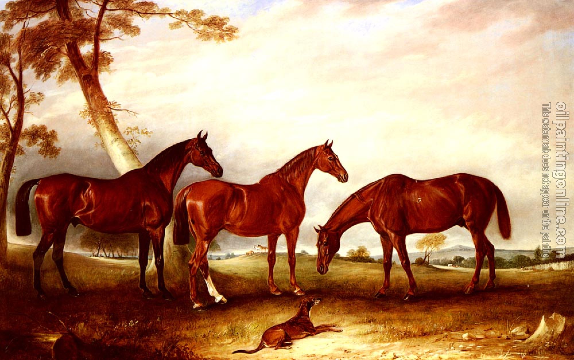 Ferneley, John - Marvel, KingFisher And The Lad, Three Hunters Belonging To W